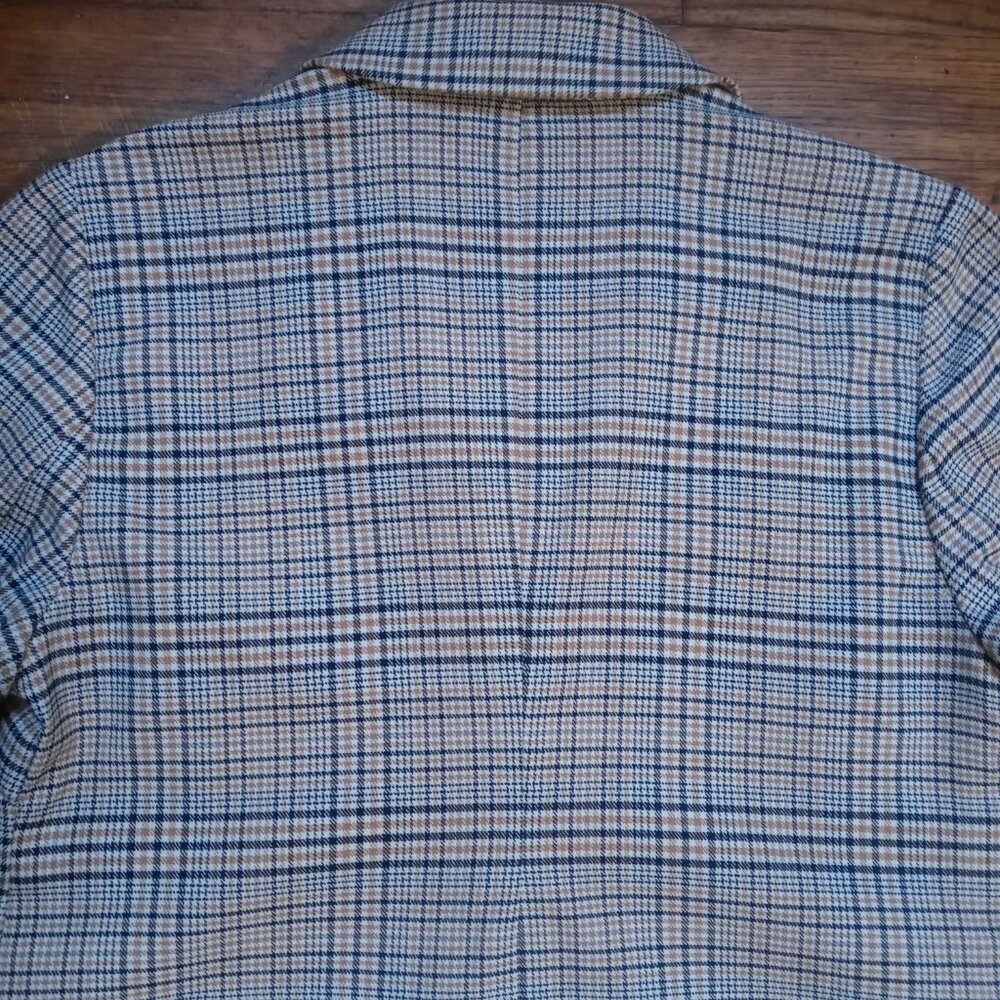 J. Jill Plaid Blazer in Tan and Black - Picture 9 of 16